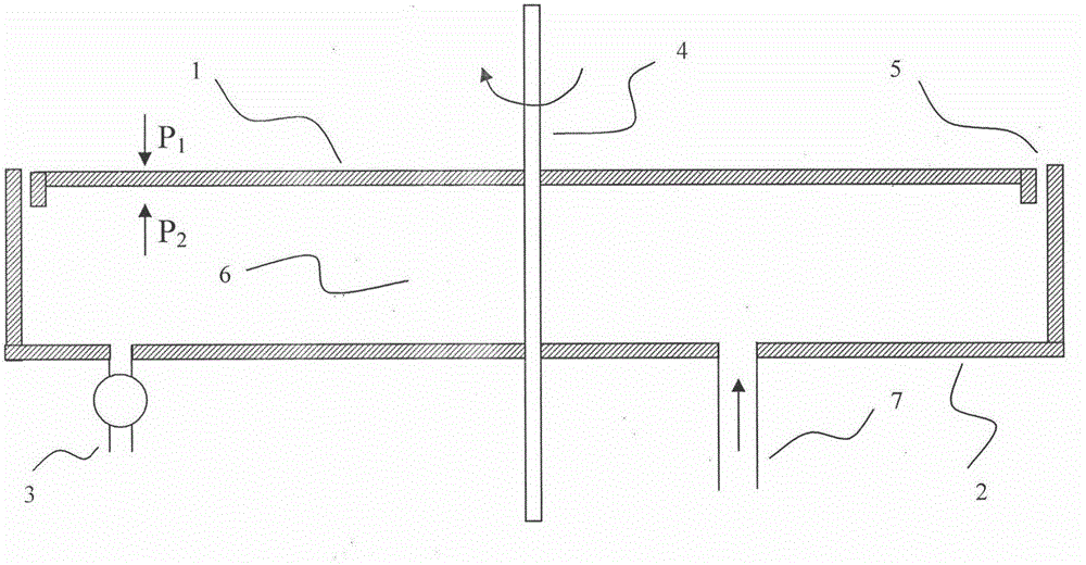 Device for efficiently obtaining air lift through low-density gas