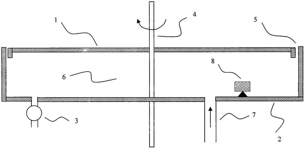 Device for efficiently obtaining air lift through low-density gas