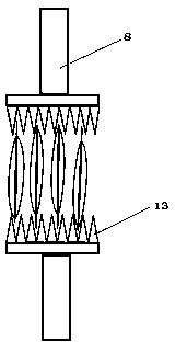 Whole-packet tobacco leaf charging and loosening method