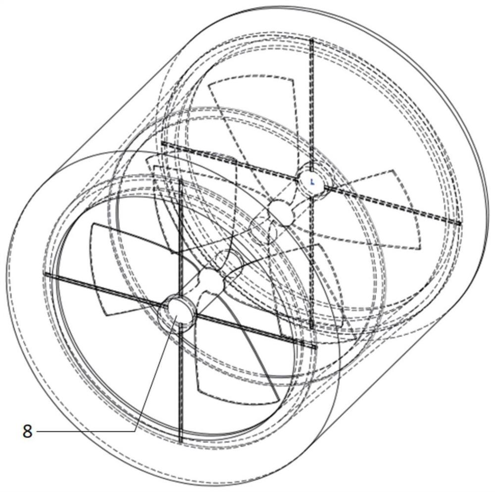 Permanent magnet contra-rotating propulsion motor and aircraft