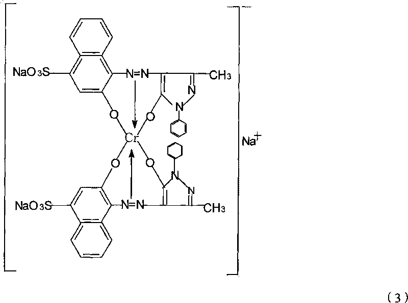 Environment-friendly acid black dye composition