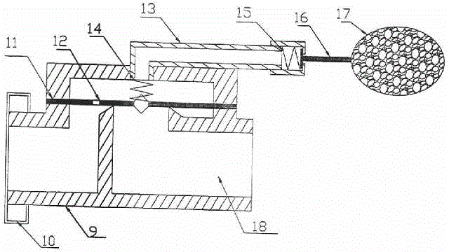 Combined water level control valve without power source