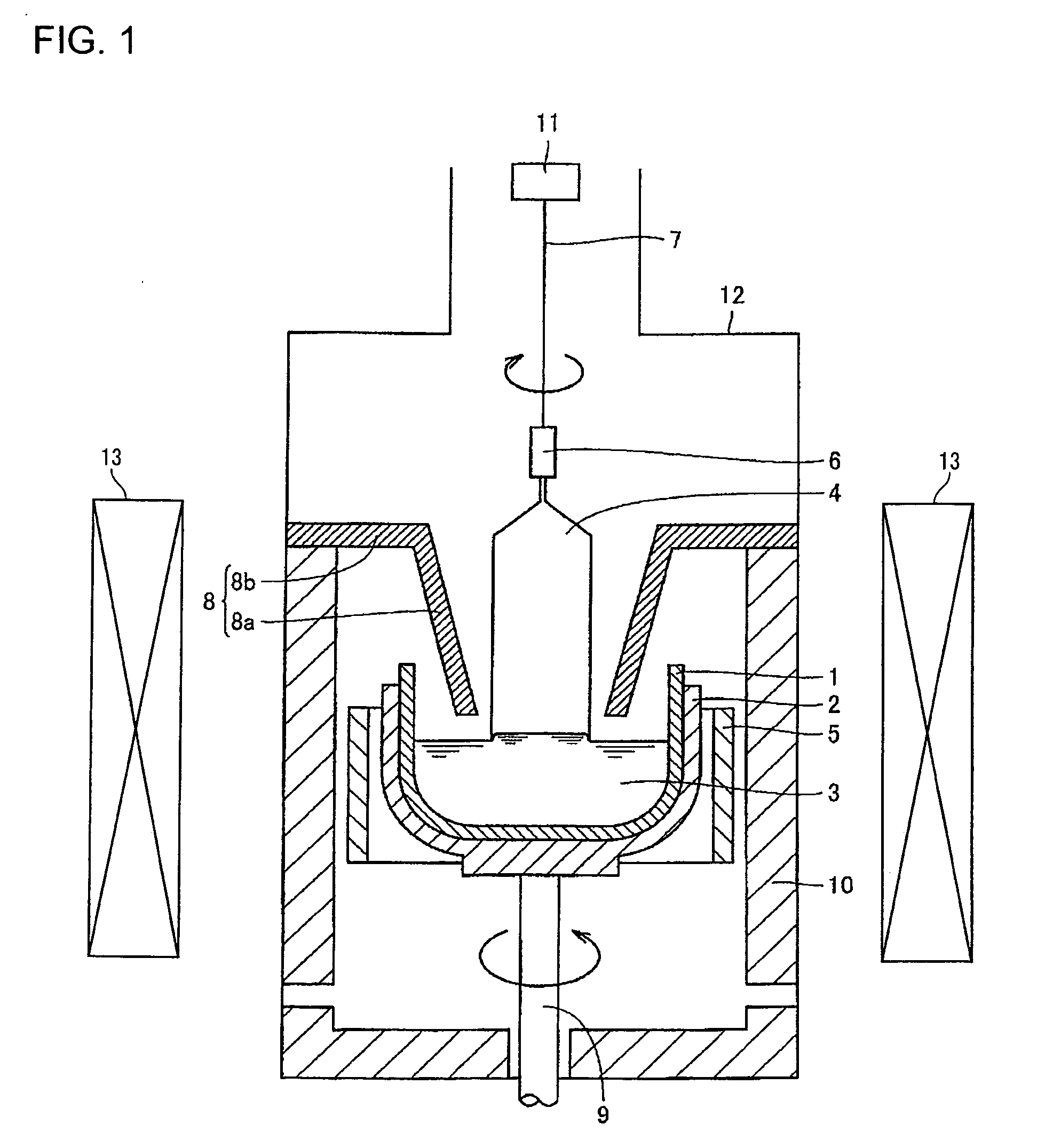 Silicon single crystal pulling method