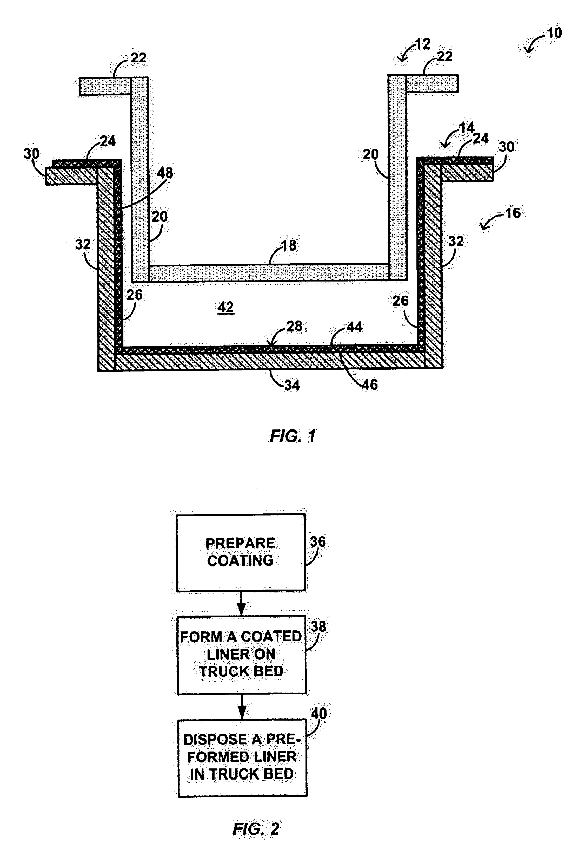 Combination truck bed liner