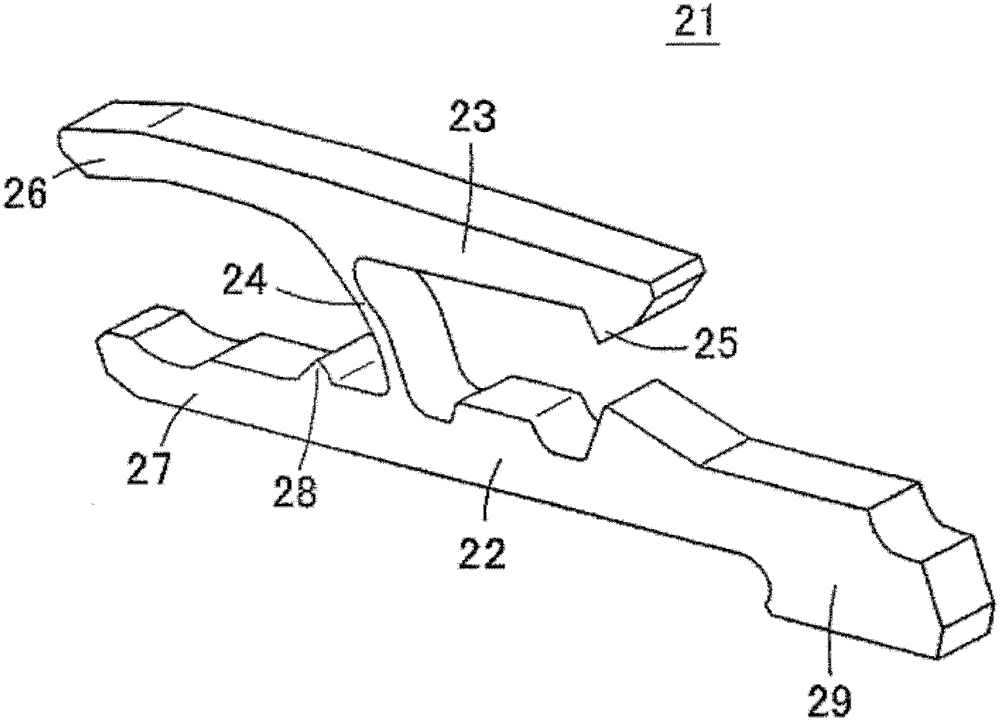 Method for manufacturing contact and metal part