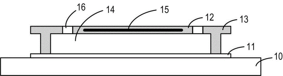 Infrared detector with microbridge structure and its manufacturing method