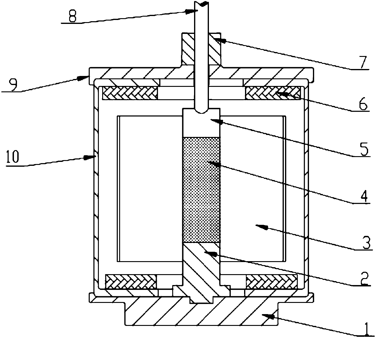 Device and method for measuring digital image of sample surface deformation based on sub-pixel angular point recognition