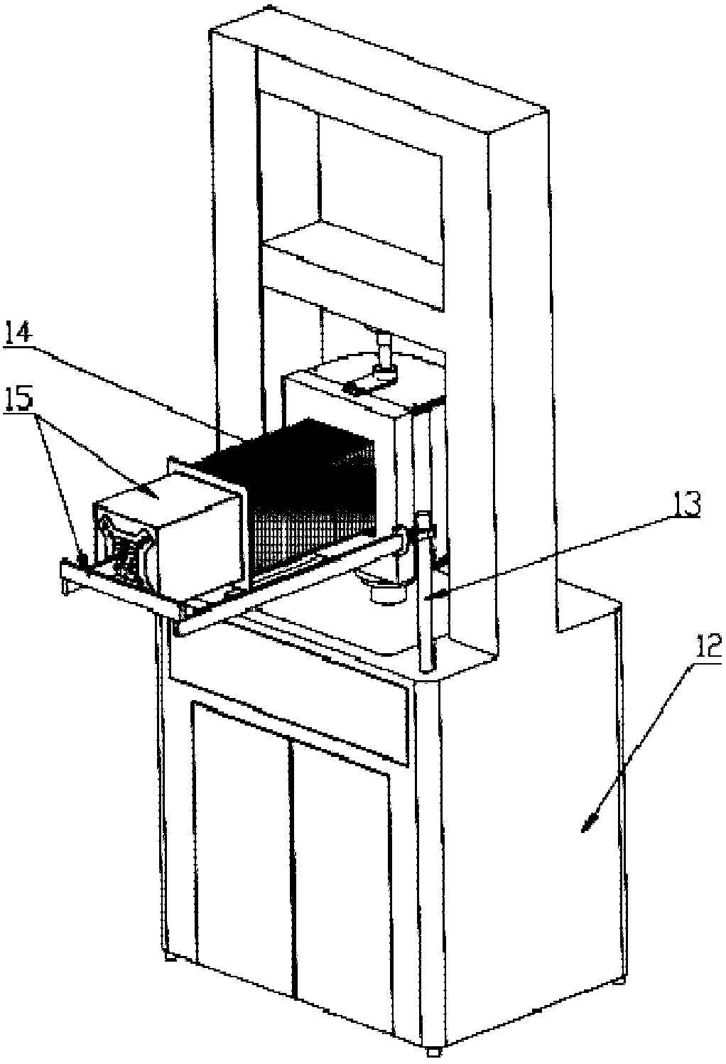 Device and method for measuring digital image of sample surface deformation based on sub-pixel angular point recognition