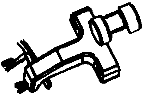 Wire arranging and fastening device and method