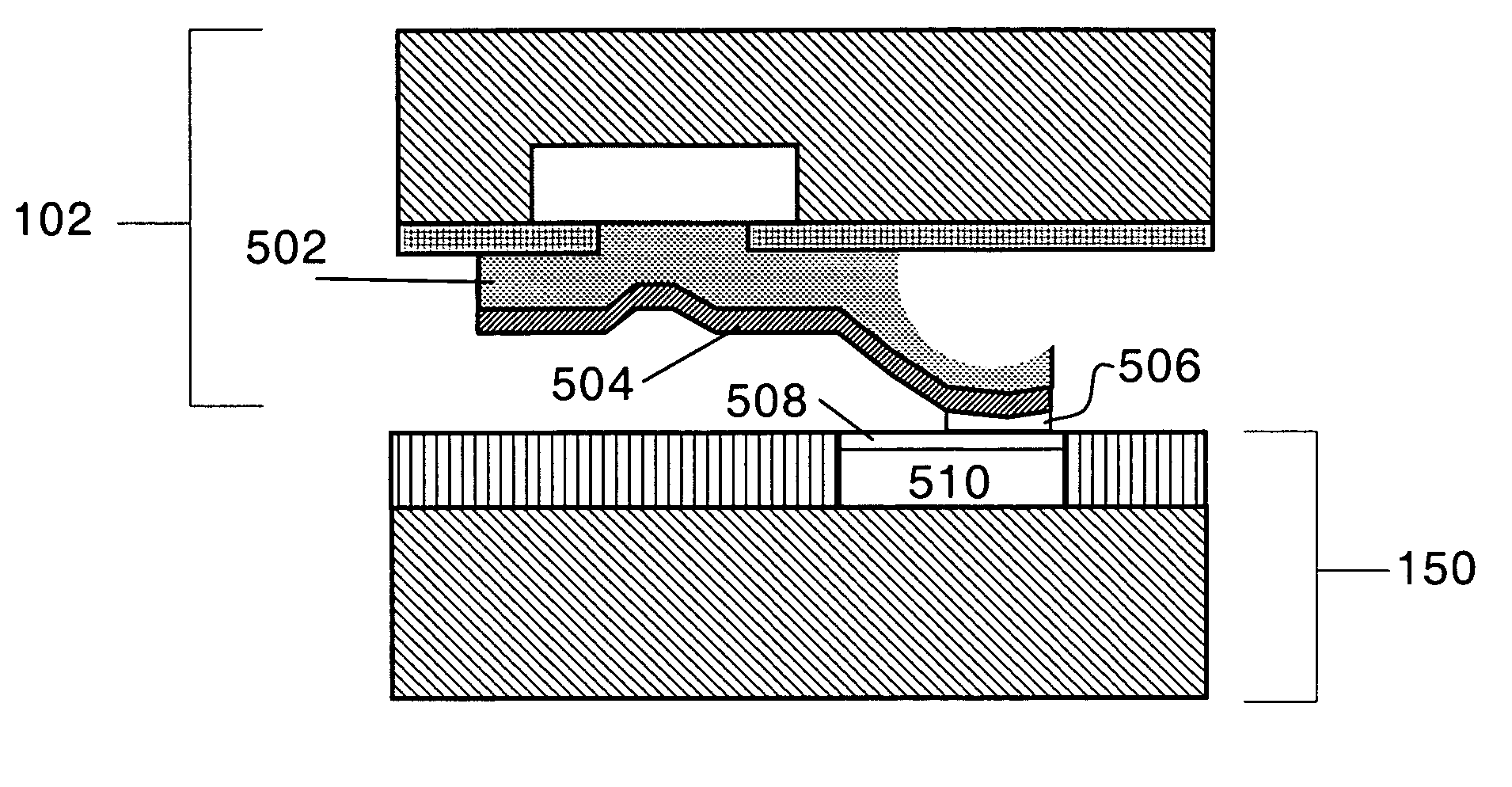 Metal-metal bonding of compliant interconnect