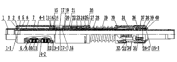 Insertion pipe type release separate-layer water injection string and operation process thereof