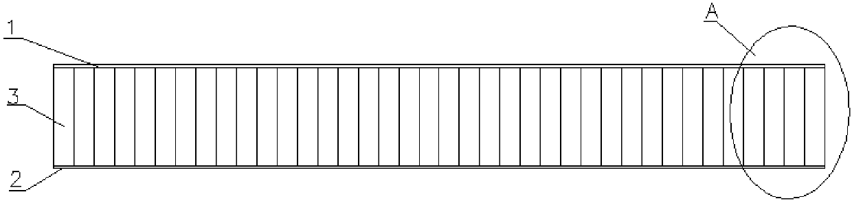 Tube-core-type composite board and bearing material for building