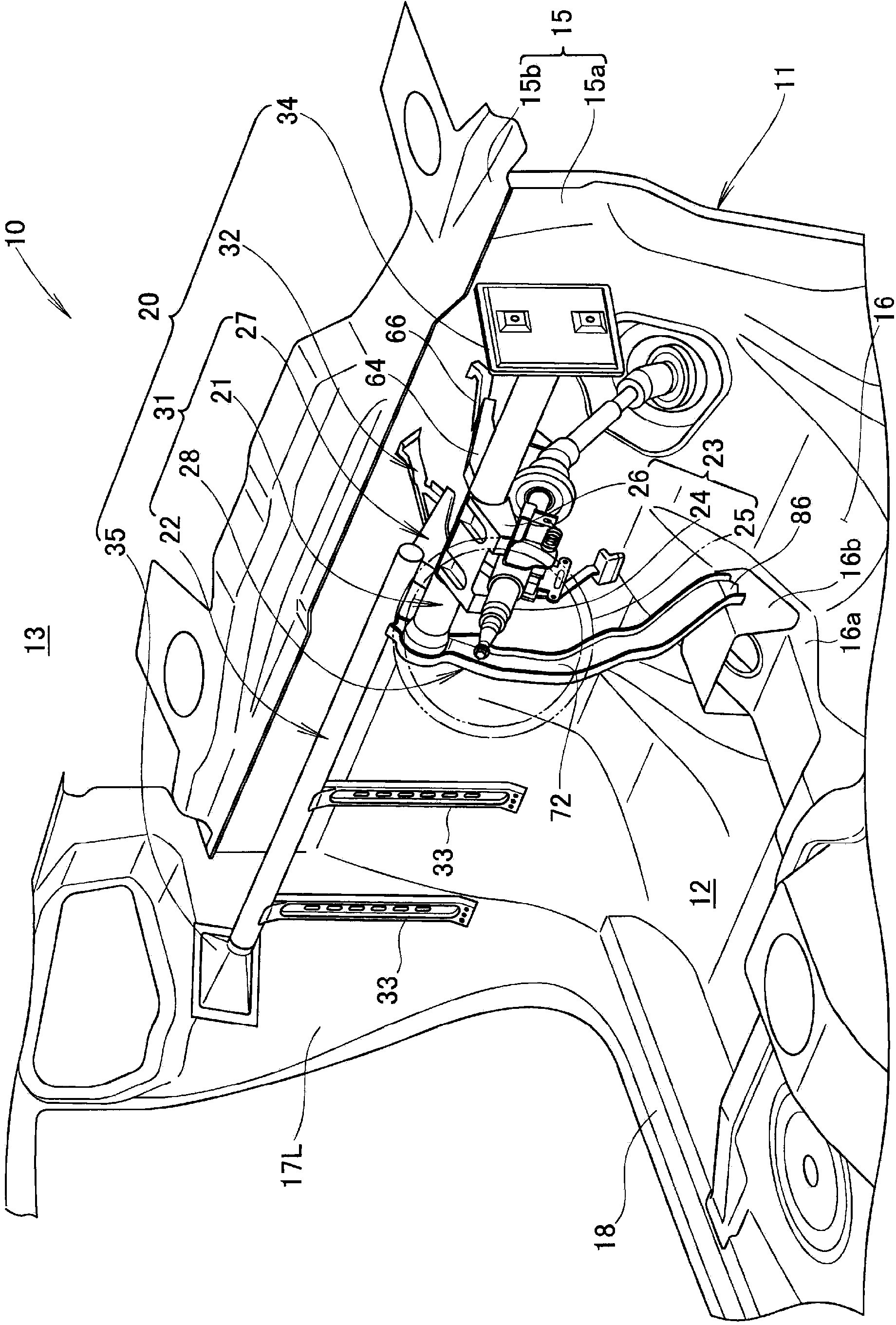 Steering hanger assembly for vehicle