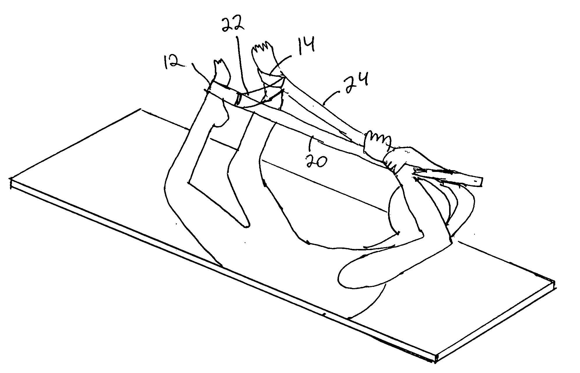 Yoga belt and method of use