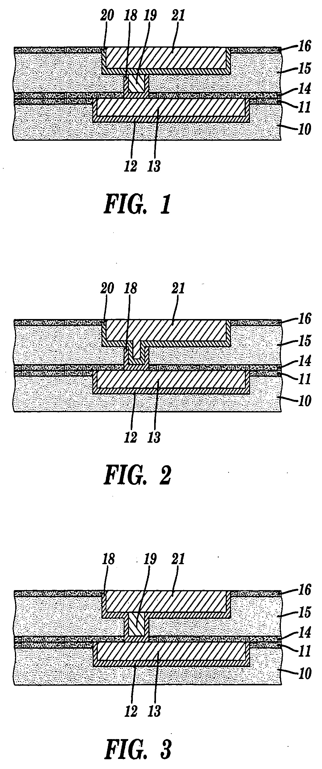 Dual damascene interconnect structures having different materials for line and via conductors