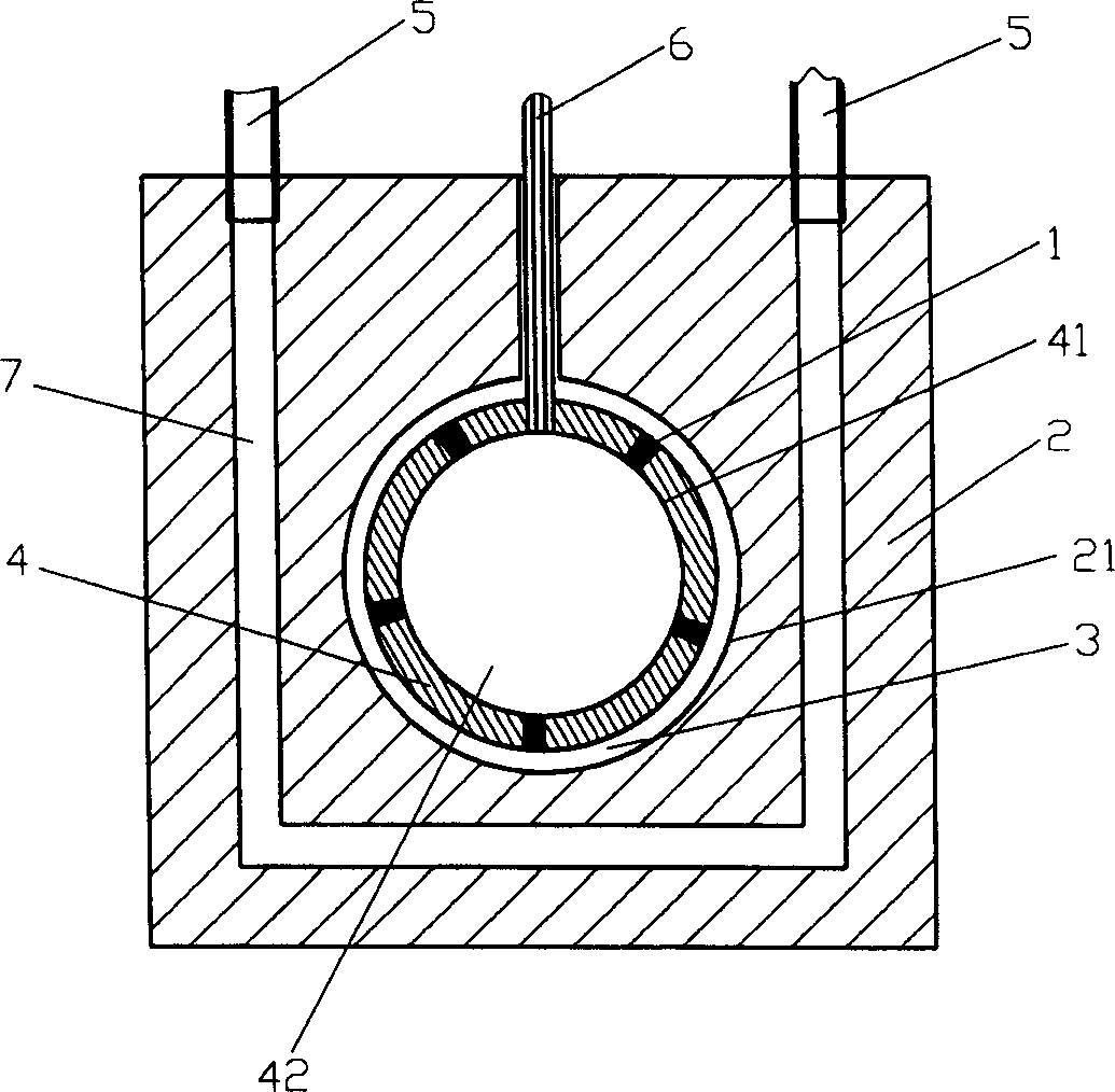 Great-power laser diode array pumping cavity for pumping solid laser