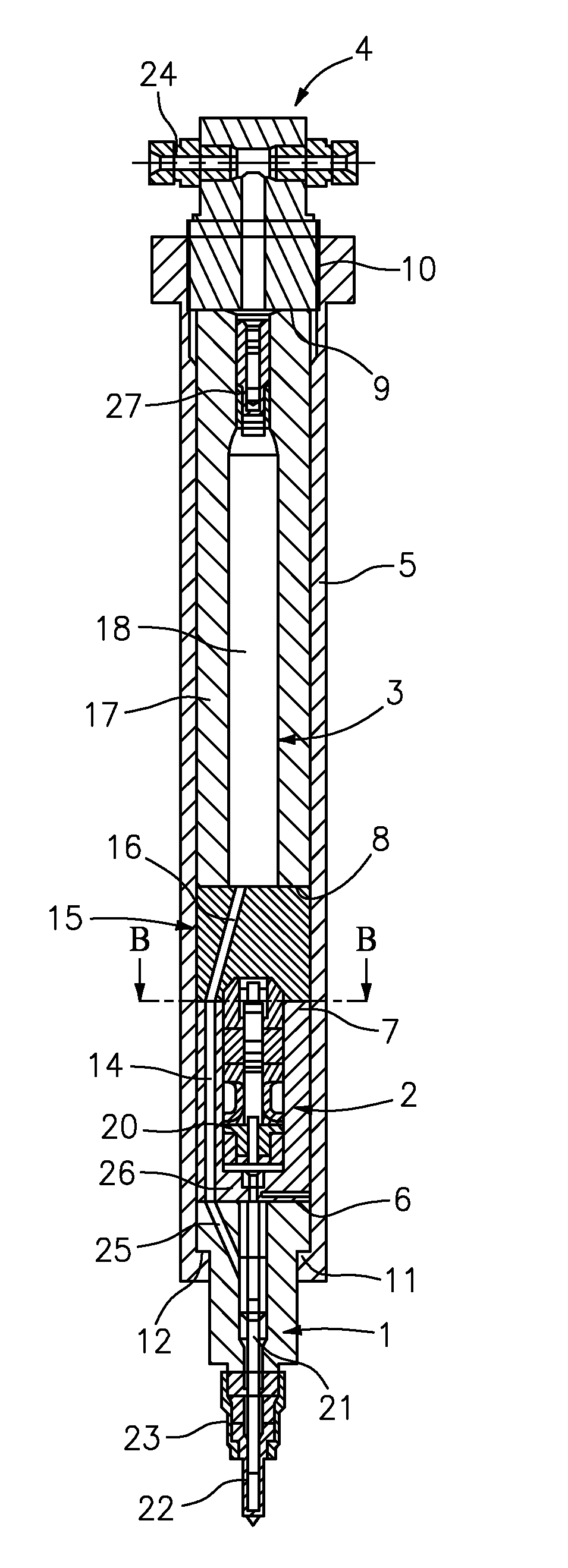 High-pressure injector