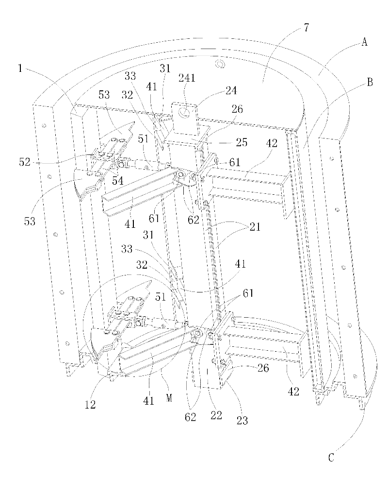 Concrete member internal mold capable of automatically stretching and contracting in radial direction