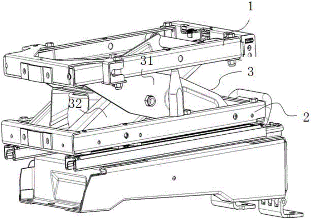 Controlling system for air-suspending seat and air-suspending seat