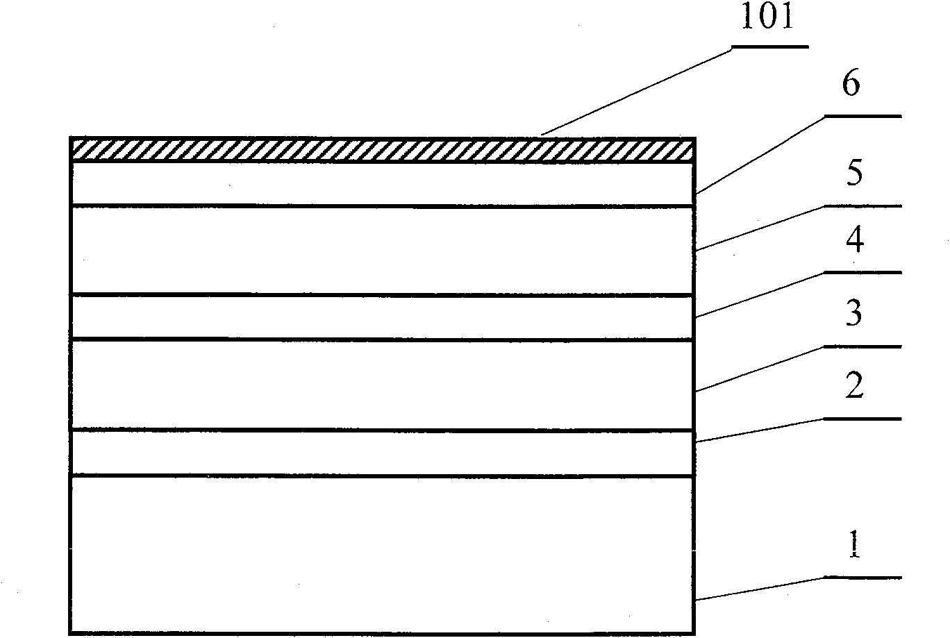 ZnO base luminescent part with adulteration layer structure