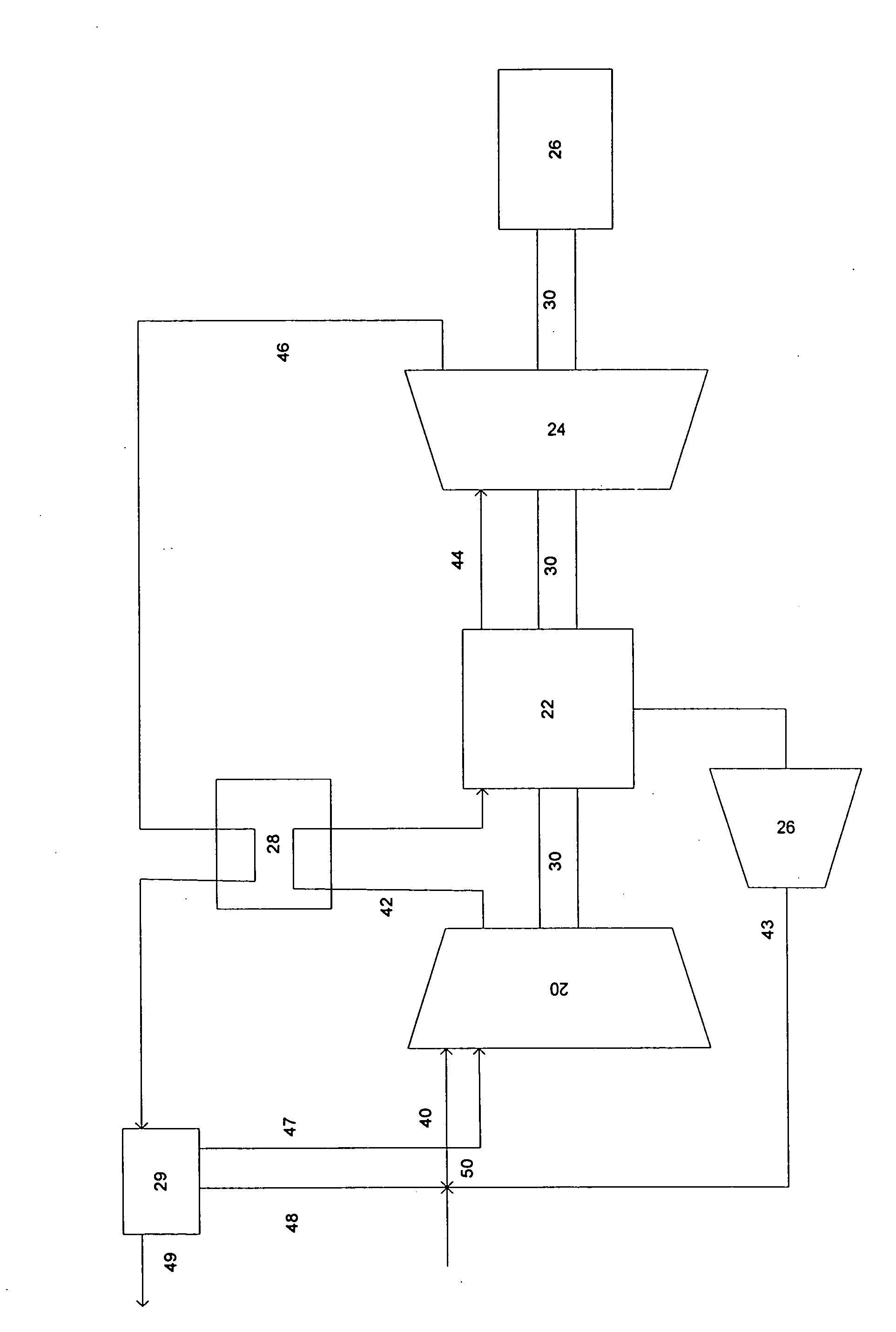 Toroidal intersecting vane gas management system