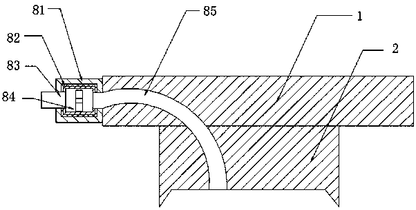 Automobile interior trim part injection mold