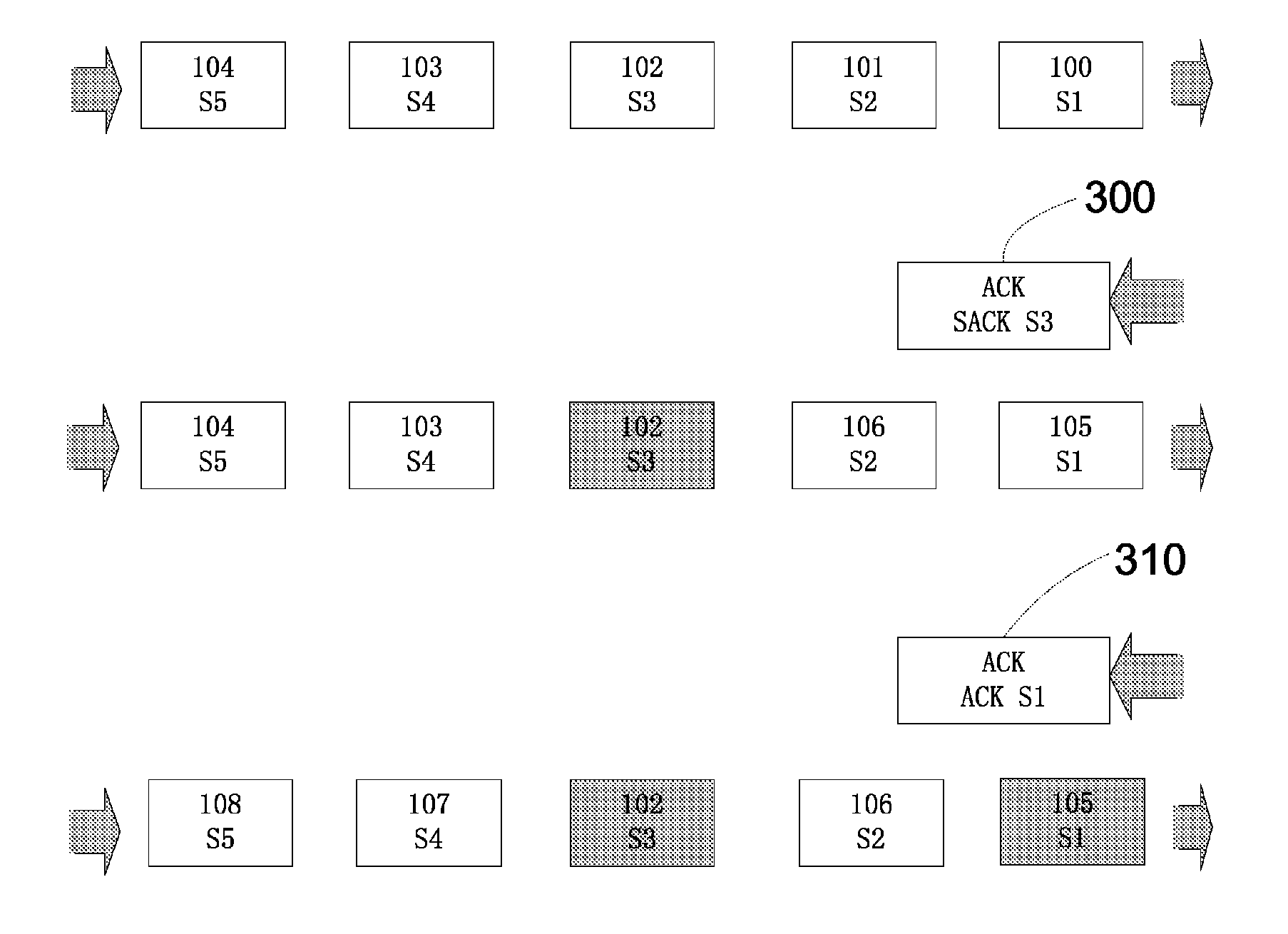 Method for detecting TCP packet losses and expediting packet retransmission