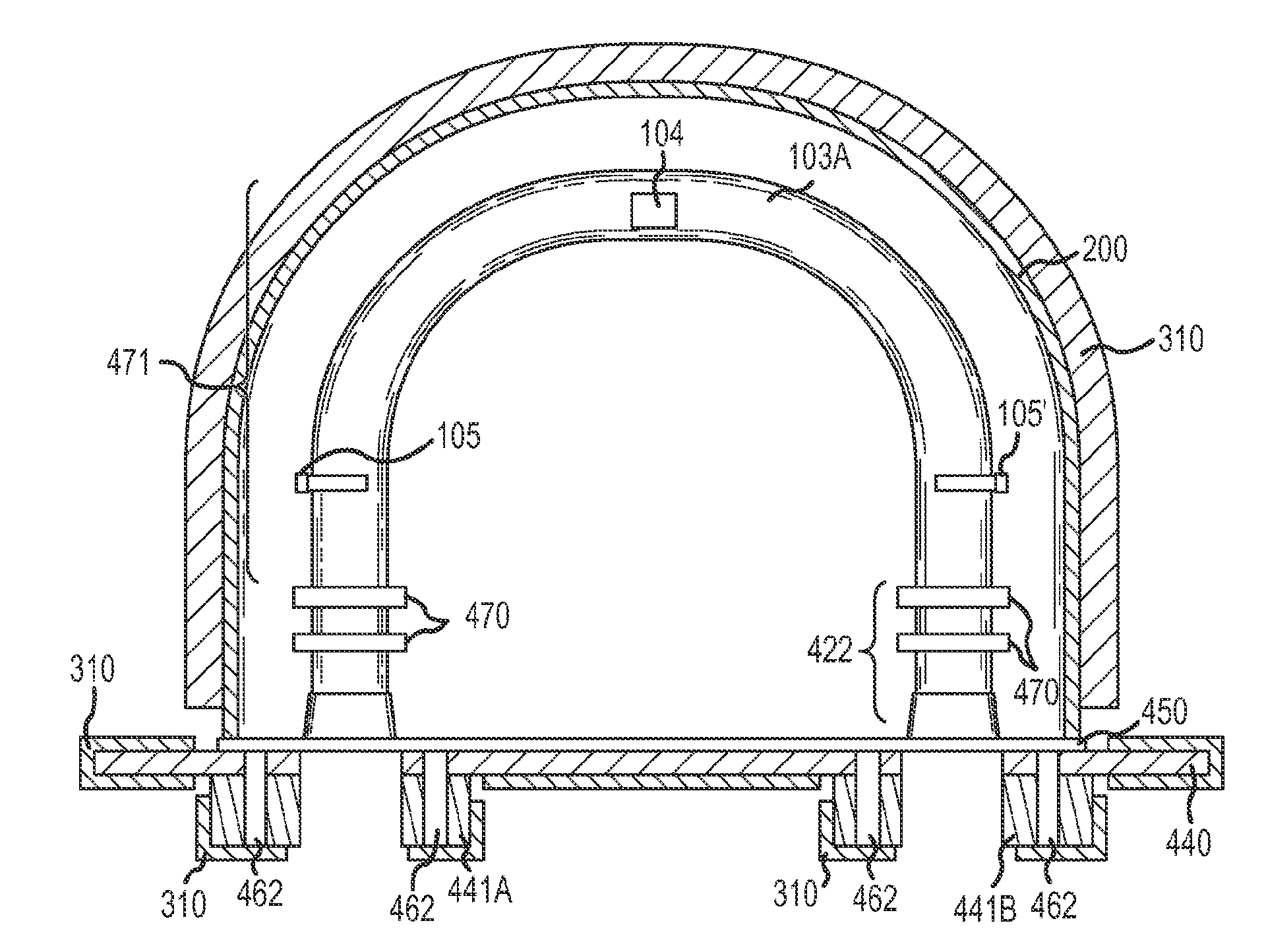 A vibrating meter including a damped meter component