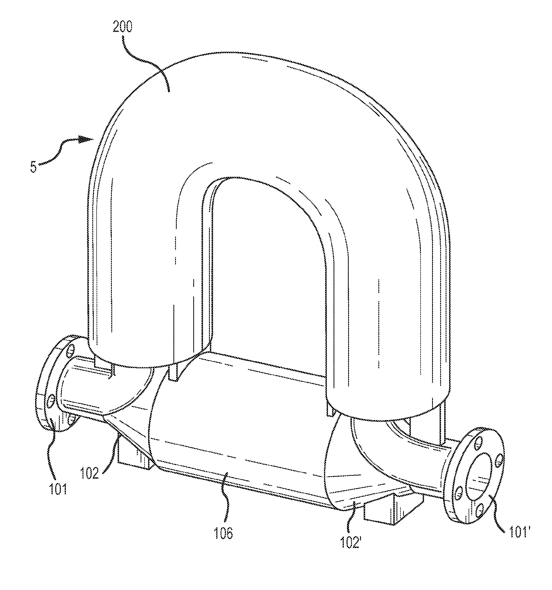 A vibrating meter including a damped meter component