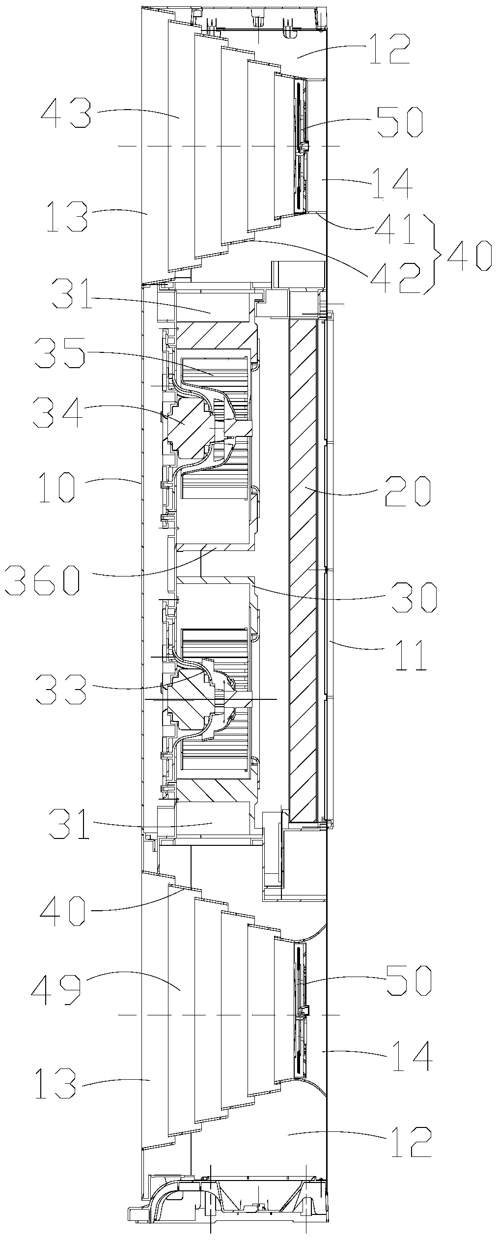 Floor type air conditioner indoor unit