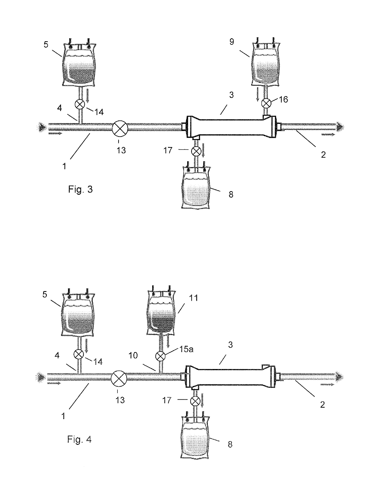 Multipart fluid system and a system for regional citrate anticoagulation with a phosphate comprising anticoagulation fluid