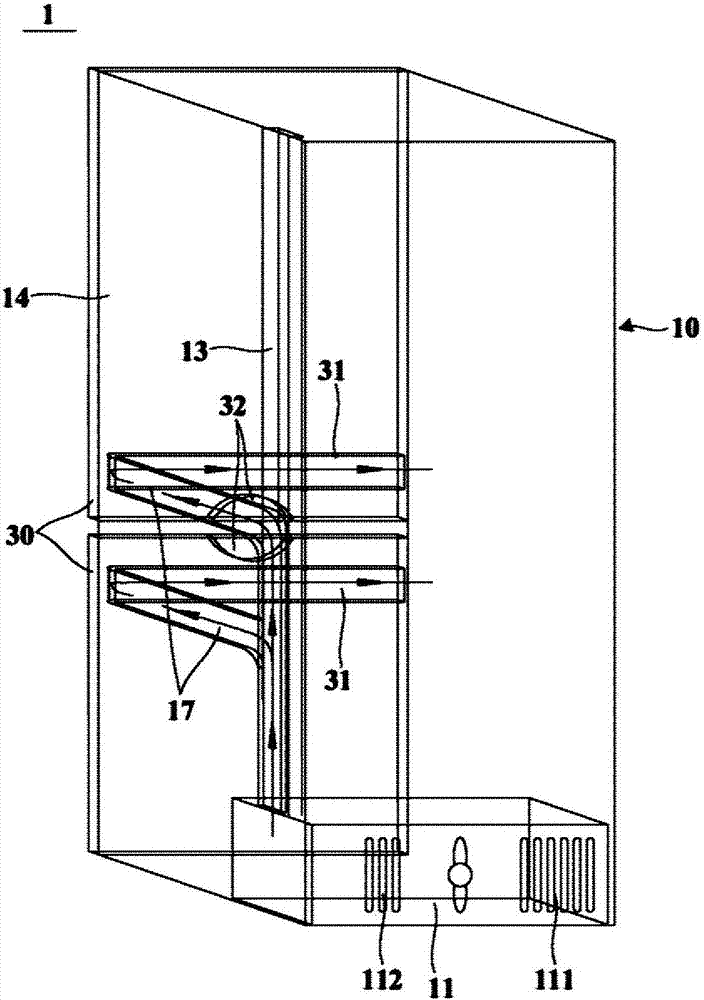 Refrigerating and freezing device