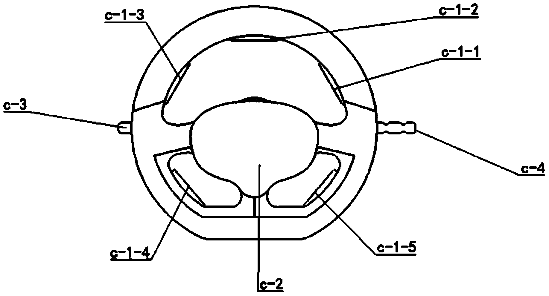 Special automobile for person with lower limb disability