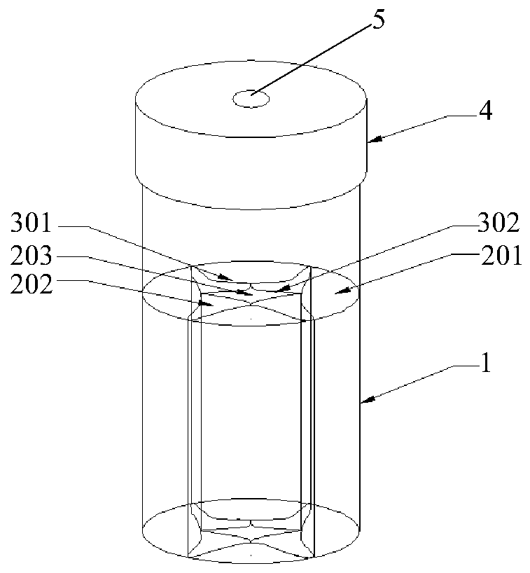 Evaporation crucible and evaporation device