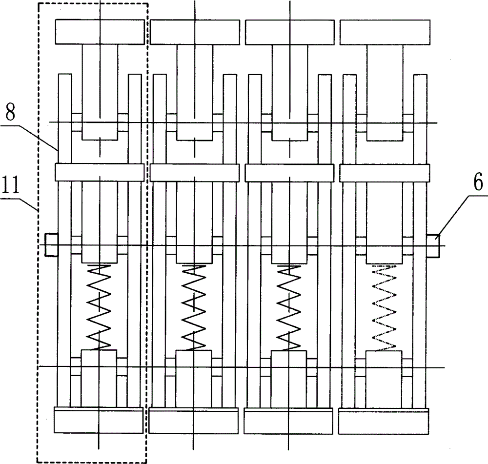 Contourable hammer type deicing unit and deicing device with same