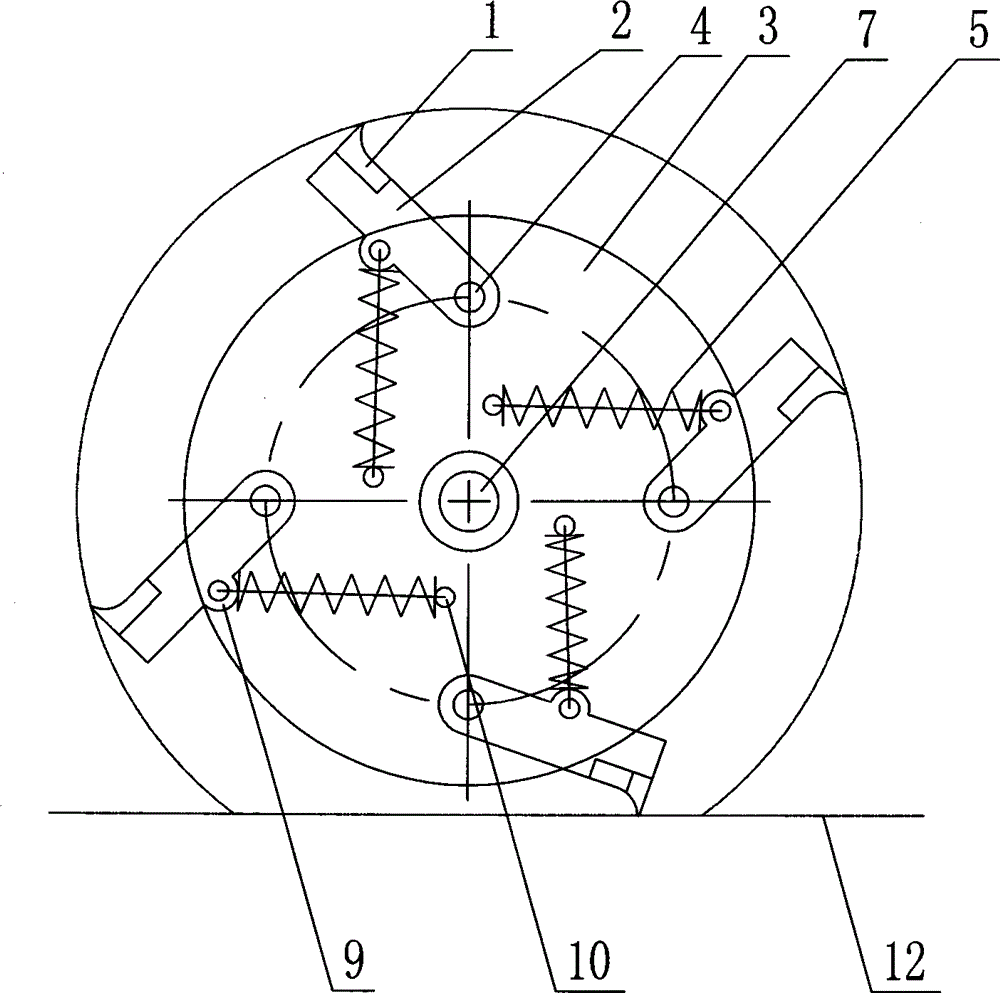 Contourable hammer type deicing unit and deicing device with same