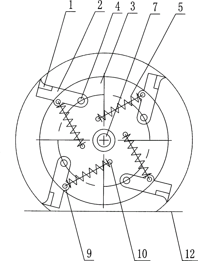 Contourable hammer type deicing unit and deicing device with same