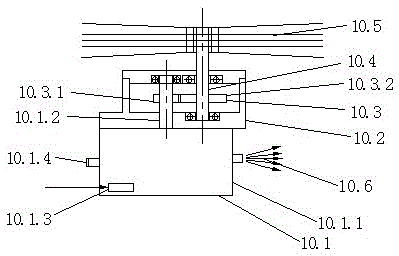 360-degree variable diameter pneumatic cleaning purger