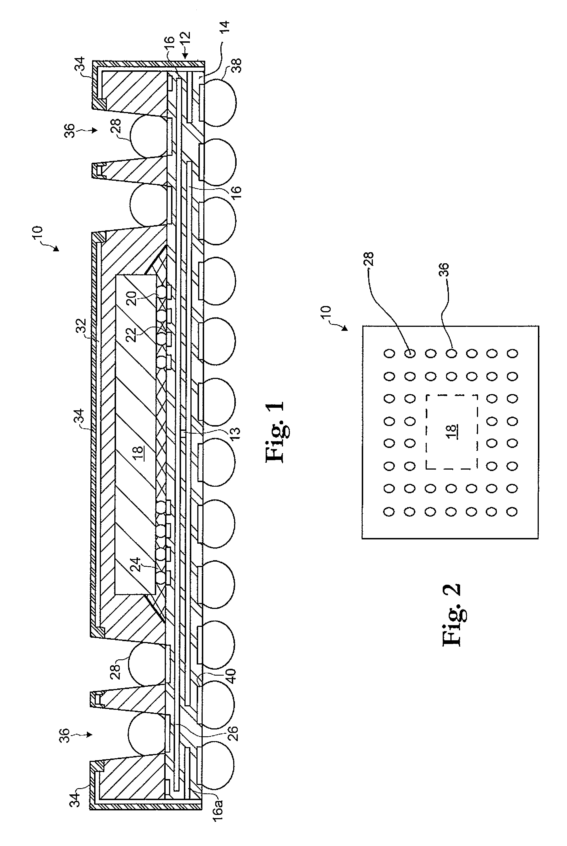 System and method for shielding of package on package (PoP) assemblies