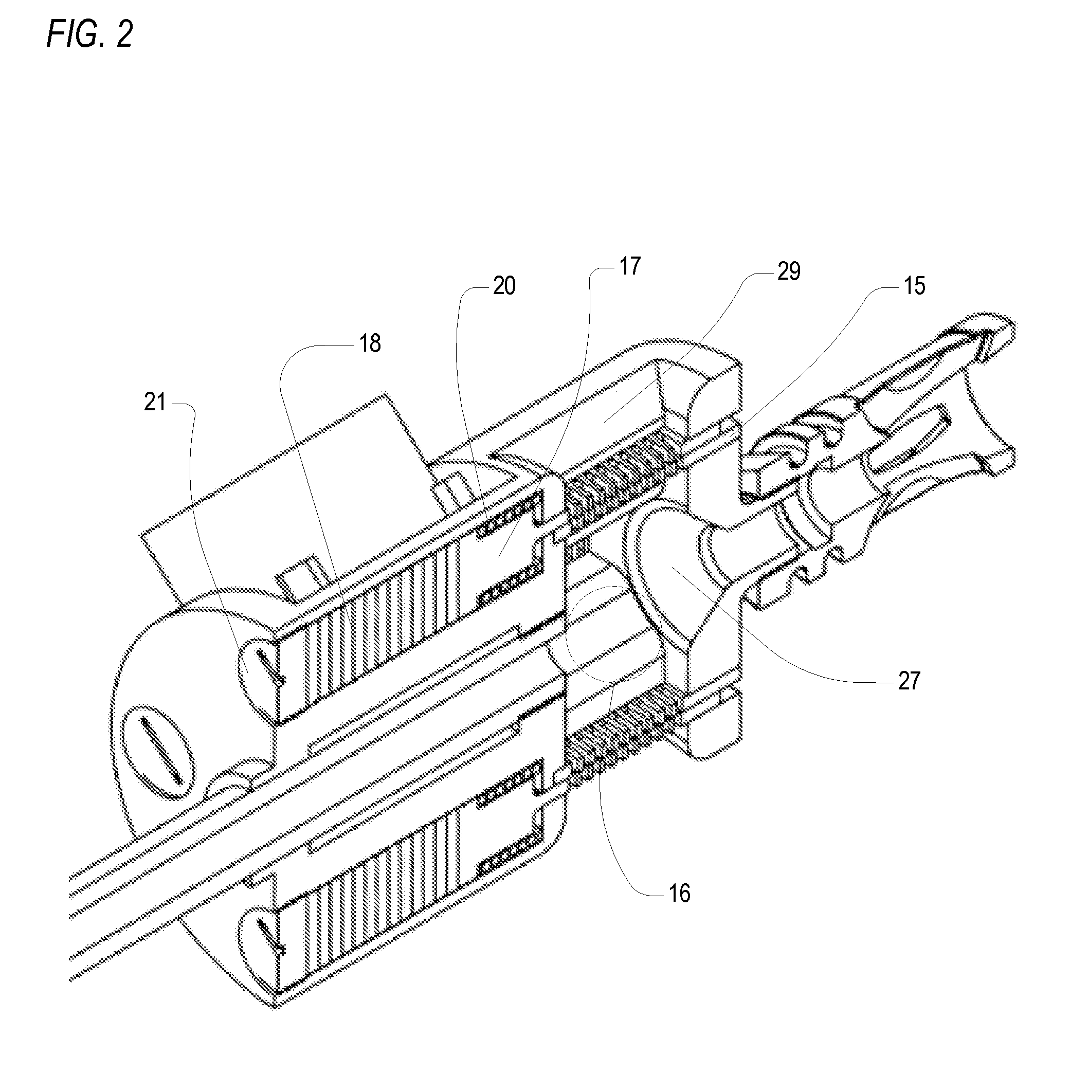 Feedback-controlled re-targeting apparatus for automatic firearm