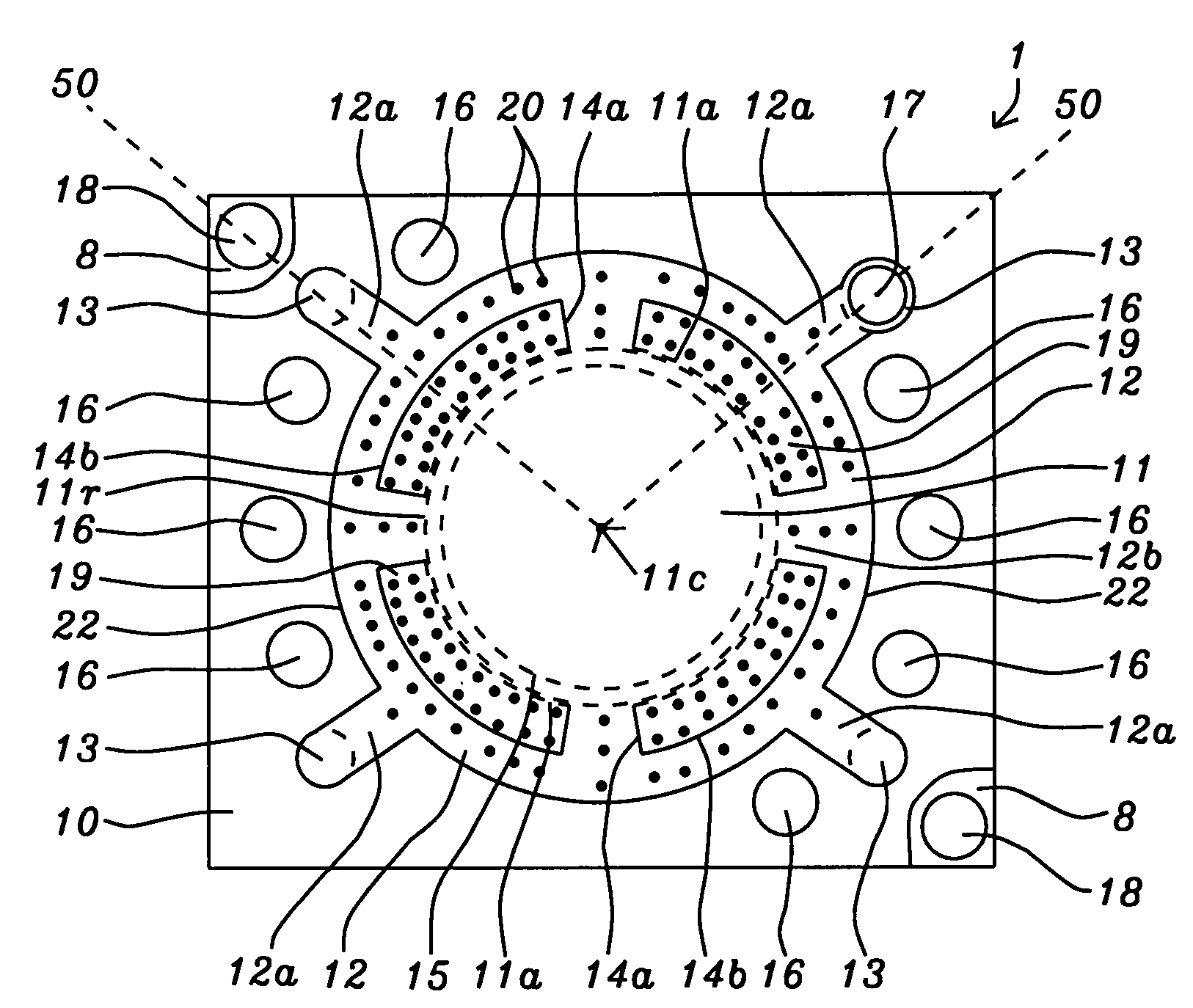 Silicon microphone with enhanced impact proof structure using bonding wires