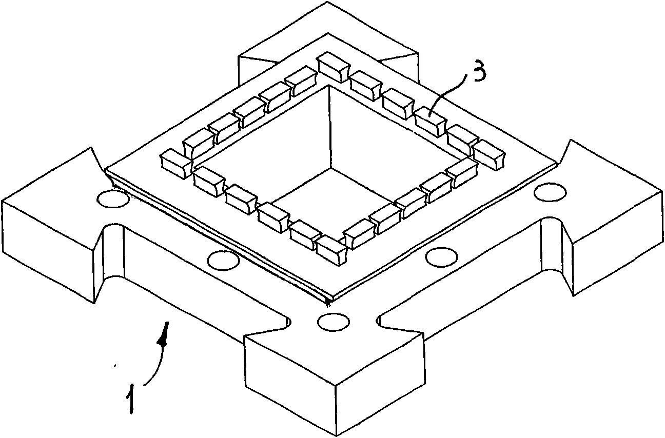 Water-fluctuation zone self-locking wave-dissipation vegetation ecological slope protecting components