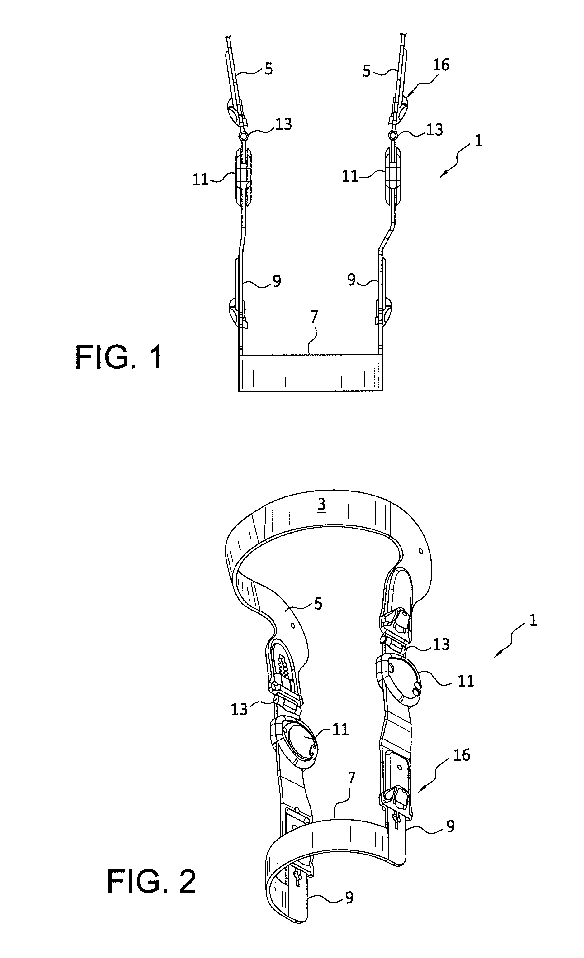 Knee brace with tool less length adjuster