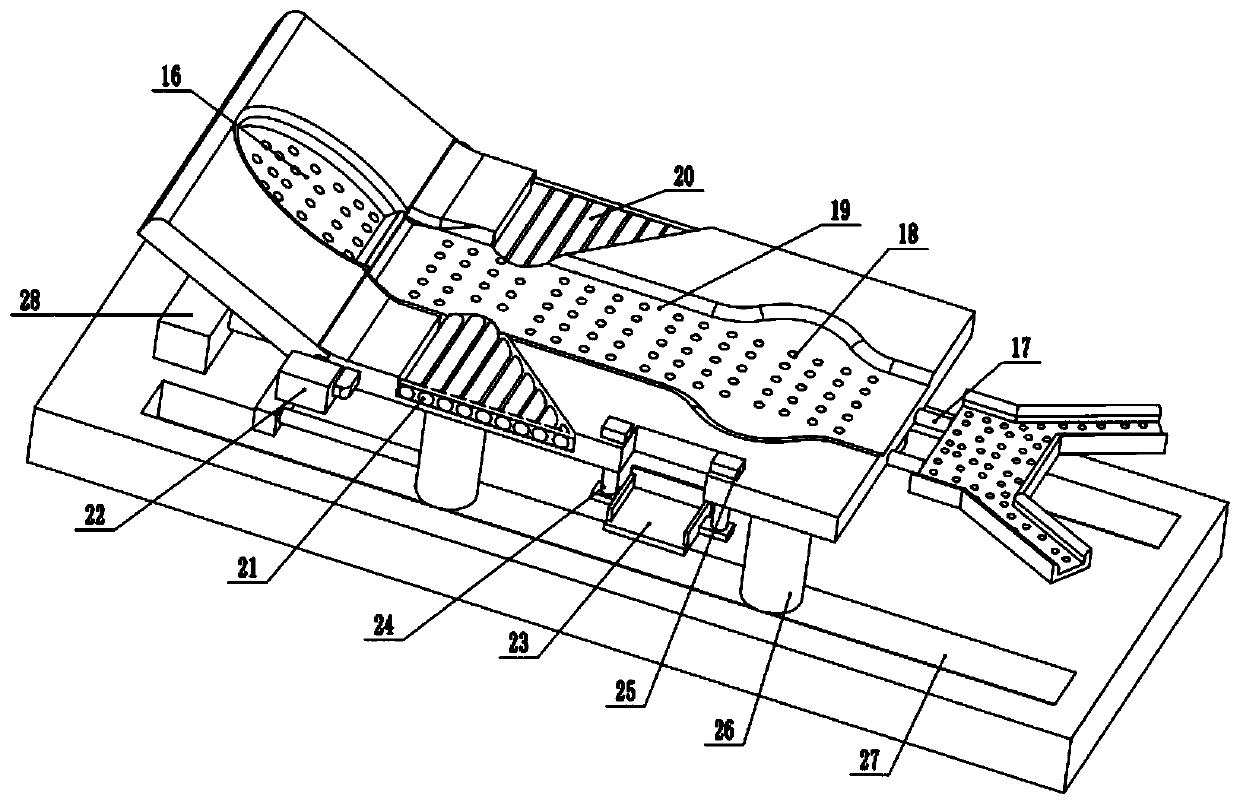 Patient body position adjusting device for scanning of medical CT machine