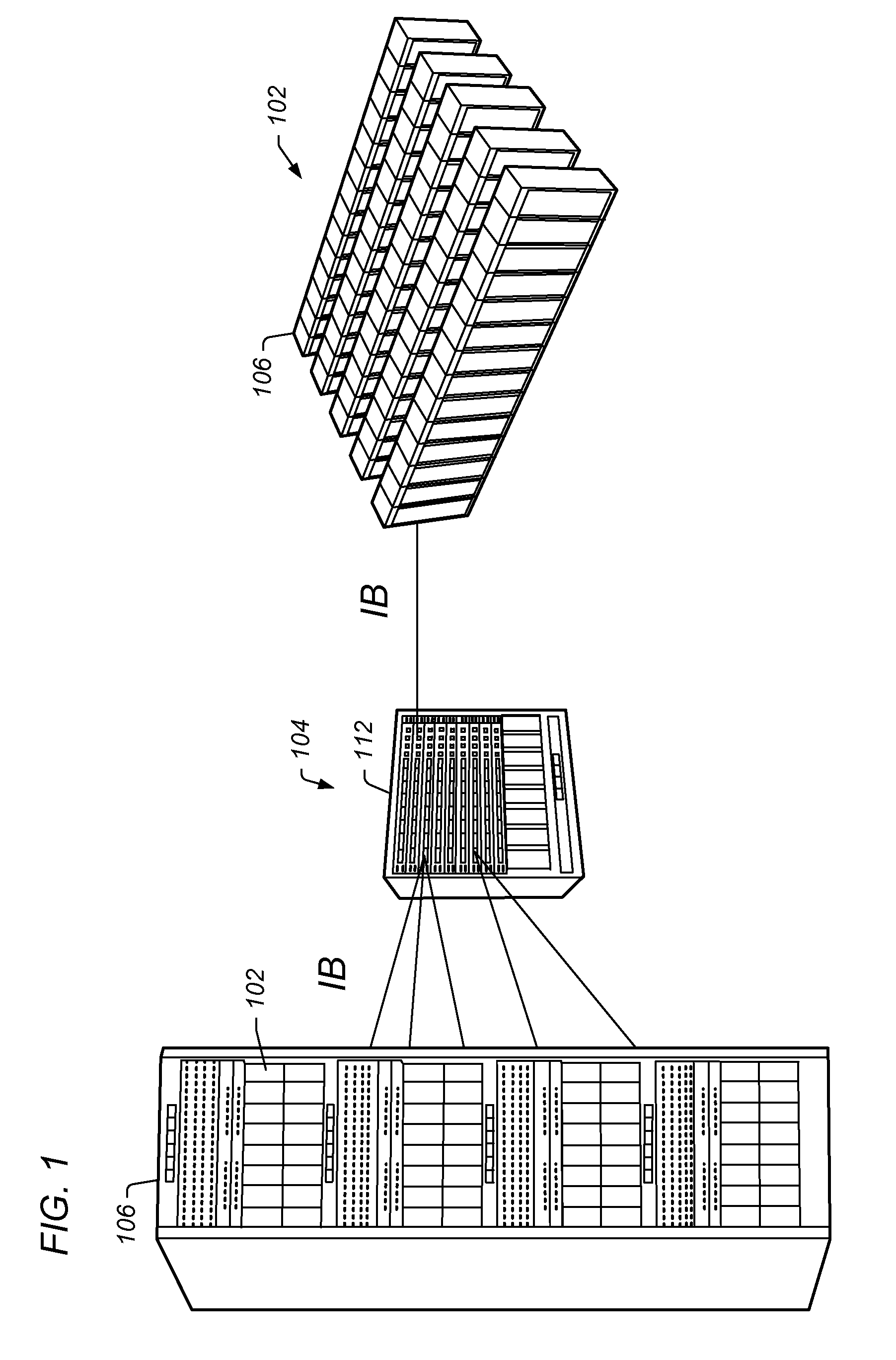 Scalable interface for connecting multiple computer systems which performs parallel MPI header matching