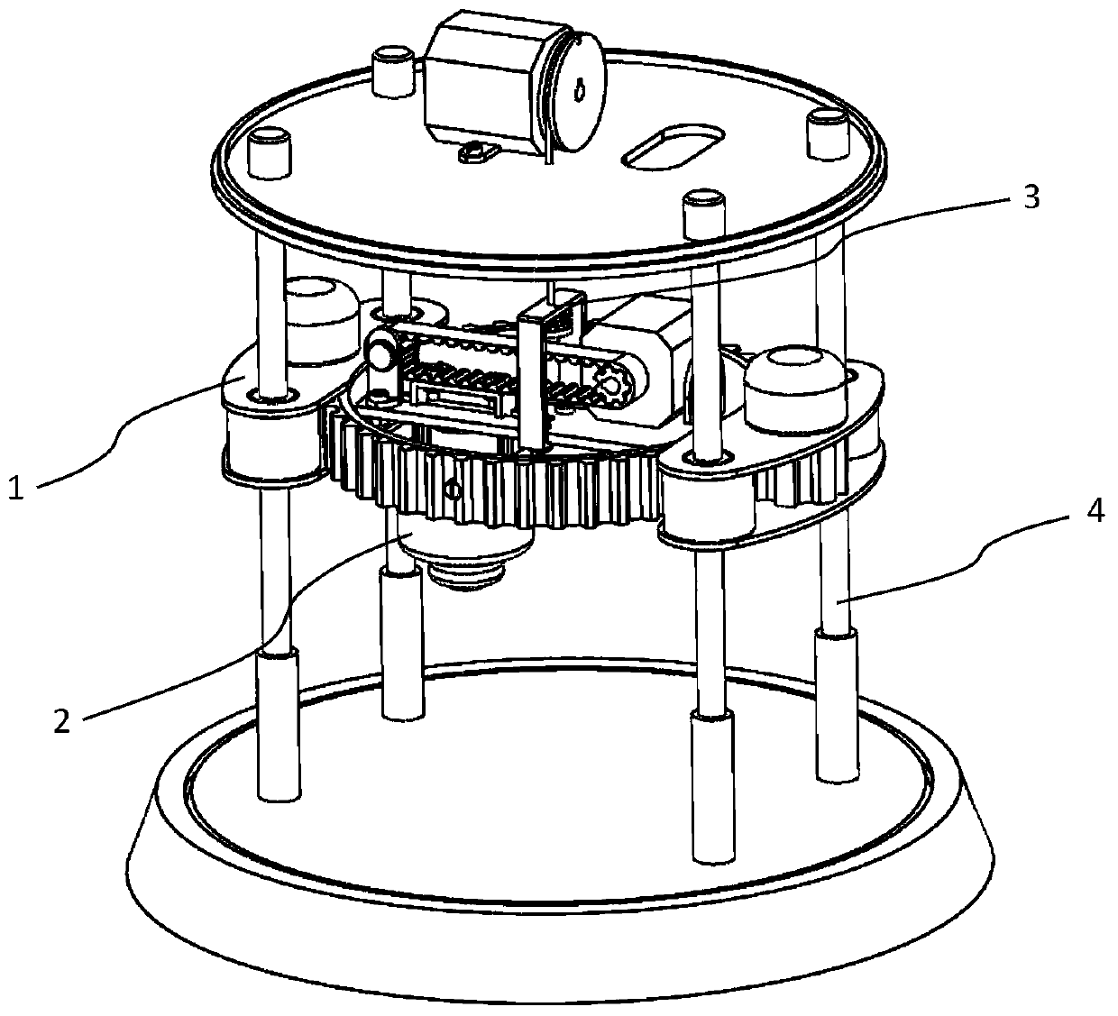 A 3D printer based on cylindrical coordinate system