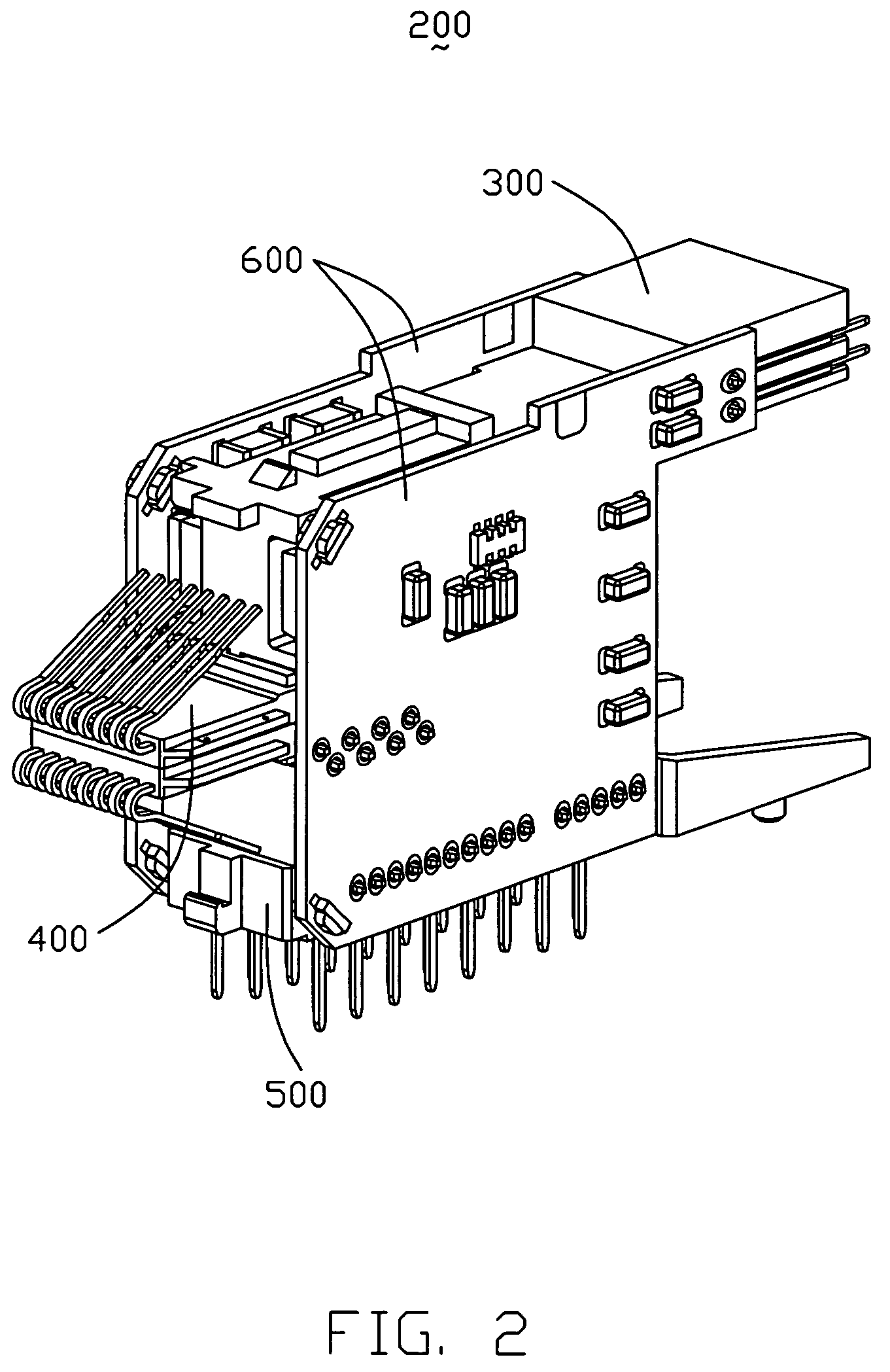 Electrical connector having improved based element