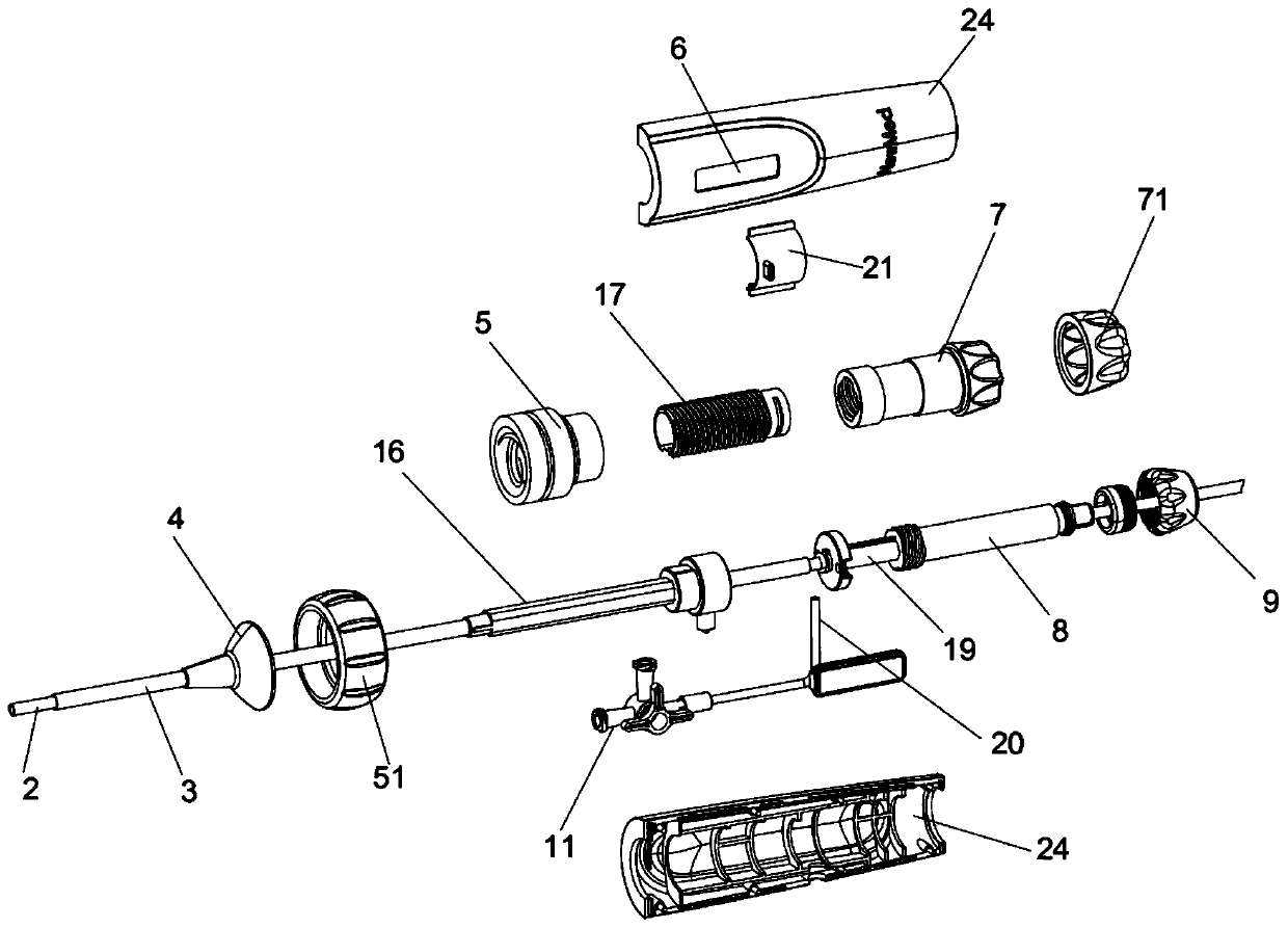 Prosthetic valve conveying system