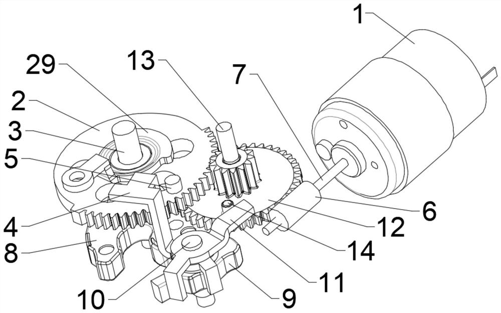 Automotive lock structure, automotive door lock and automobile