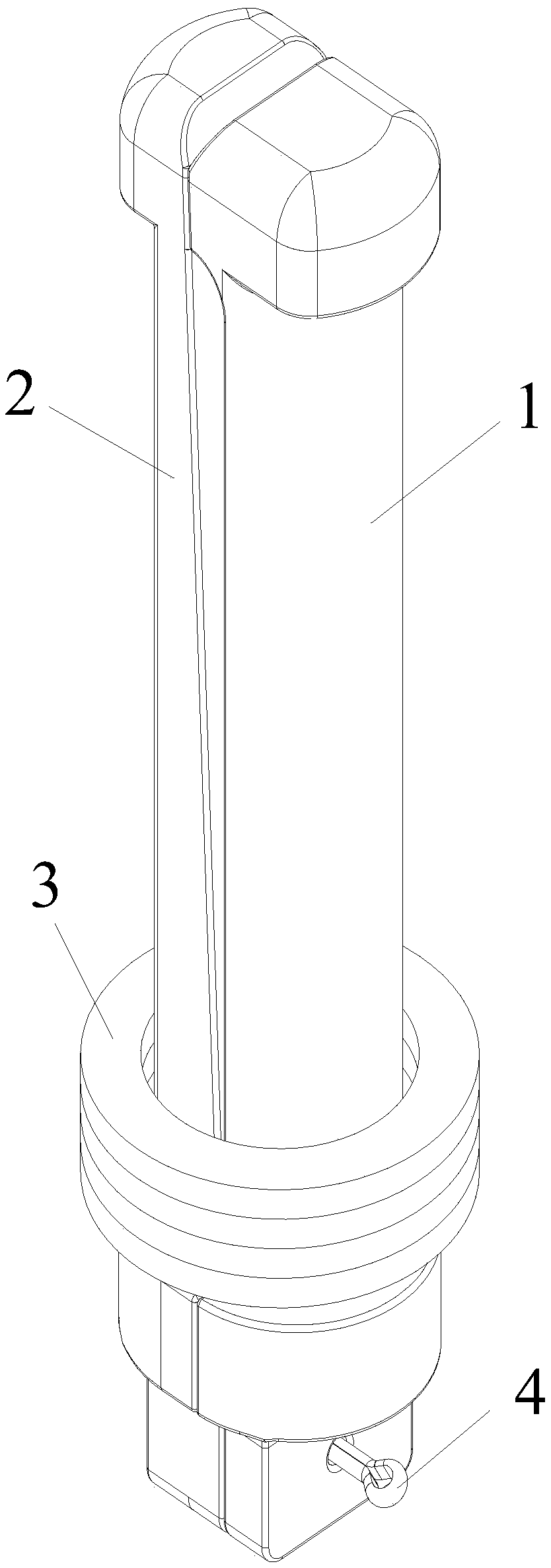 Lifting device for subway bogie